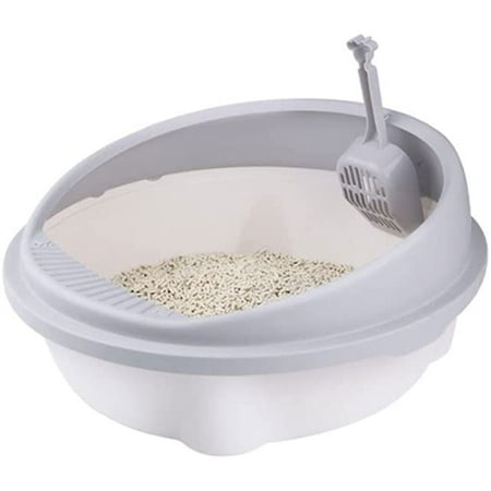 Cat Litter Box Bedpan Plastic Sand Box Anti Splash Cats Litter Box