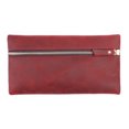 thumbnail image 1 of Trousse en Cuir Rétro Faite à la Main avec Grande Capacité, Sac de Rangement pour Papeterie, Portefeuille Créatif, mobile, Rouge pho, 1 of 6