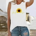 thumbnail image 2 of USSUMA Womens Plus Savings Tops and T-Shirts - Sunflower Shirts for Women Cute Graphic Tee Summer Sunflower Graphic Tank Tops Sleeveless Graphic Tee Shirts Tank Tops 2022 Beach, 2 of 6