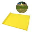 thumbnail image 5 of ziyahi Solid Color Golf Pin Flag, 9.65" L X 5.9" H, Putting Flags For Yard Yellow, 5 of 5