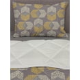 thumbnail image 3 of Muted Colors Comforter & Sham Bedding Set, Continuous Boho Abstract Forms Traditional Funky Earth Tones, 3 pcs Duvet Set Microfiber Filling Quilt, 5 Sizes, Cocoa Mustard and Ivory, by Ambesonne, 3 of 4