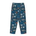 thumbnail image 5 of Daiia Cartoon Space1 Women's Sleep Pant with Pockets and Drawstring,Pajama Pants-X-Large, 5 of 9