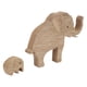 thumbnail image 3 of Decoración de madera para el hogar con bordes lisos, juego de figuras de elefantes lindos B25 para mamá y bebé, 3 of 8