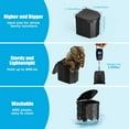 thumbnail image 6 of Wadeo Portable Camping Toilet with Lid, 6 of 8