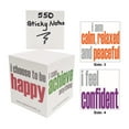 thumbnail image 2 of Inspired Minds Inspirational Sticky Notes Memo Cube, 2-3/4", 550 Sheets, 2 of 3