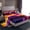 Purple Red Orange, variant on Manfei Race Car Full Size Sheets,Speed Extreme Sport Bed Sheets,Classic Geometric Checkered Sheet Sets For Boys Kids,Ultra Soft Home Decor,4 Pieces
