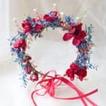thumbnail image 3 of Miangastore Bandeau Fleur Rouge 1Ensemble 8.25x7.47x2.36 Po, 3 of 8