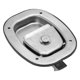 thumbnail image 2 of Cerradura de puerta deflectora de plano ovalado de acero inoxidable 304 para caja de herramientas de remolques, barcos, vehículos recreativos y automóviles, 2 of 16