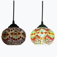 thumbnail image 4 of kurtrusly Mosaic Turkish Pendant Lamp Lighting Handmade Colored Romantic Fixture Glass for Home Decor D, 4 of 6
