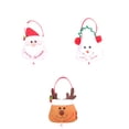 thumbnail image 2 of Yuarrent Bolsas de regalo de Navidad Bolso de alce de Papá Noel Ligero Bolsillo de Navidad Resistente al desgaste Saco exquisito Bolsa de Kits de decoración para fiestas Papá Noel, 2 of 6