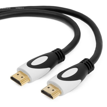 Jumbl High-Speed HDMI Cable 10 Ft Supports 3D & 4K Resolution, Ethernet – Black Jumbl High-Speed HDMI Cable 10 Ft Supports 3D & 4K Resolution, Ethernet – Black