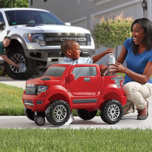 Step2 Ford F-150 SVT Raptor Red Ride On Truck Push Car - image 4 of 12