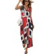 thumbnail image 1 of Vestido De Noche De Lujo Sin Mangas Para Mujer, Abstract Geometrical Vestido De Fiesta, 1 of 5