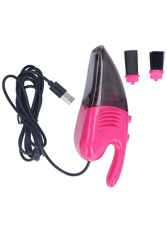 Desk Vacuum, USB Charging Easy Operation Keyboard Vacuum Mini Size  For Office For Computer For Car Pink