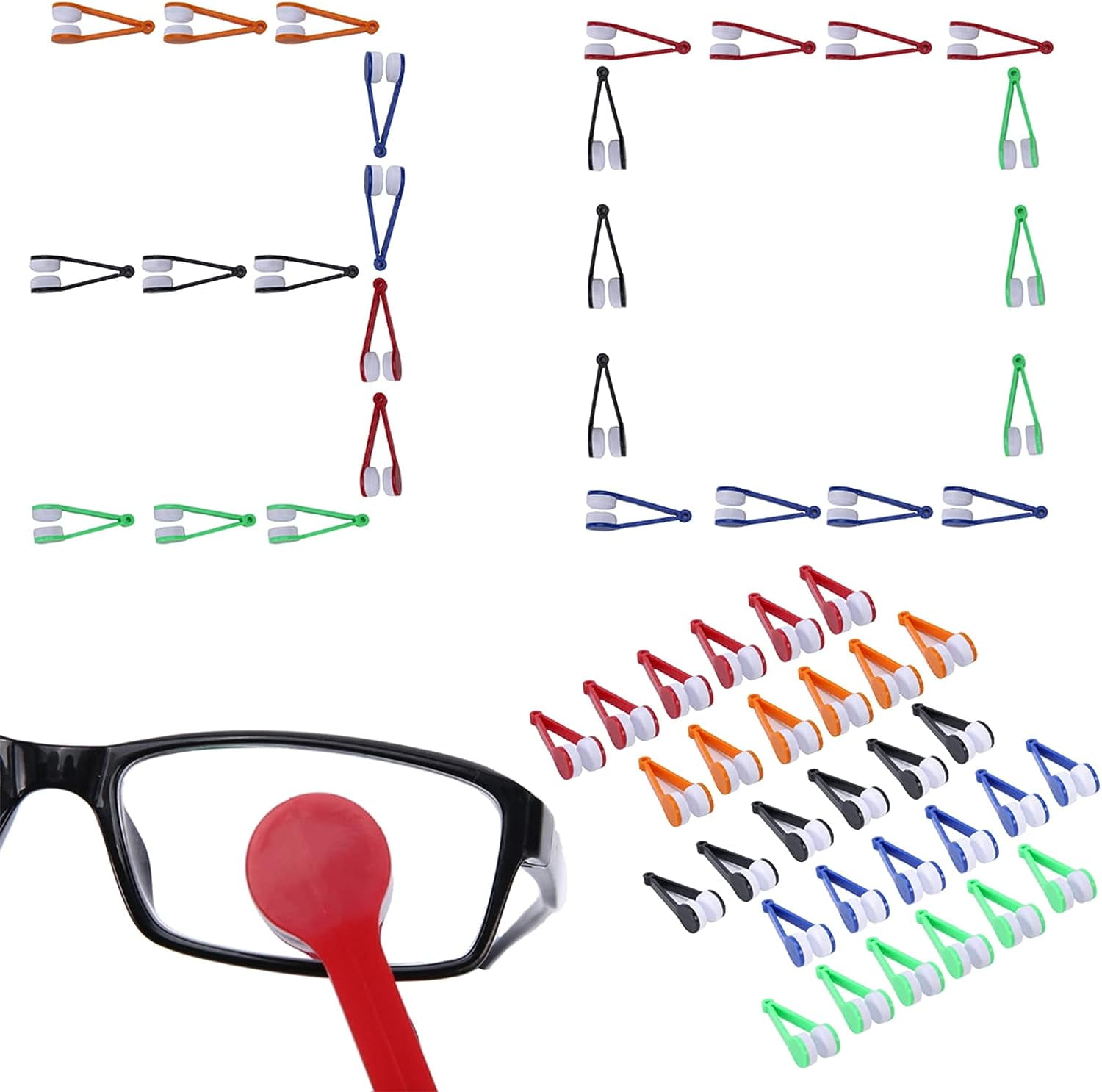 30 Pcs Eyeglass Cleaner Accessories Tool, Microfiber Glass Lens