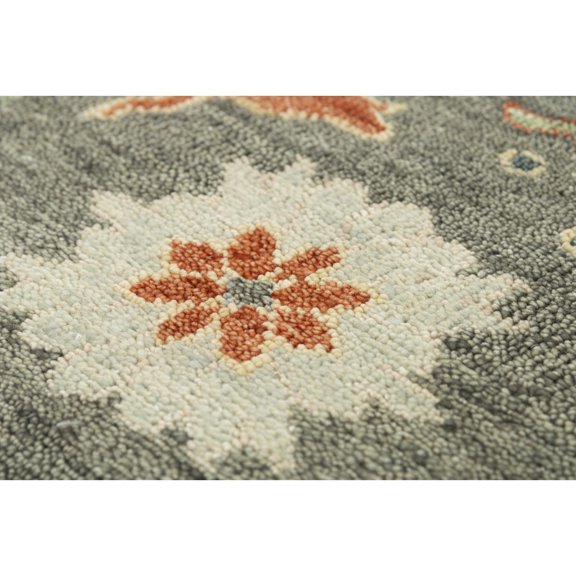 Alora Decor Muse 8' x 10' Gray/Brown/Red/Blue/Yellow Hand Knotted Area Rug