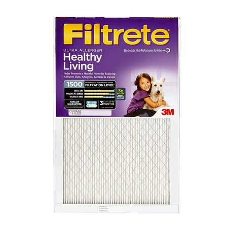 3M Filtrete 1500 Mpr 16 X 20 X 1  Bacteria And Virus Air Filter 4Pk