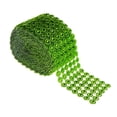 thumbnail image 1 of Flower Rhinestone Diamond Mesh Wrap Ribbon, 4-Inch, 10 Yards, 1 of 1