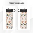 thumbnail image 3 of Honeii Dogs Print 18 oz Insulated Water Bottle with Straw Lid, Stainless Steel Sports Water Bottles, Double Walled Vacuum, Leak Proof, 3 of 8