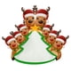 thumbnail image 1 of Colgante de alce navideño para fiesta de árbol de Navidad, regalo de decoración interior al aire libre, ocho cabezas Feliz Sencillez, 1 of 5