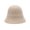 72#Beige, variant on Women Warm Vintage Bucket Hats Fashion Solid Color Fisherman Hat Slouchy Outdoor Fall Winter Light Brown One Size