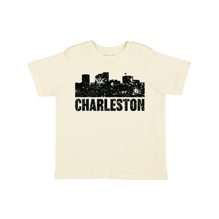 

Inktastic Charleston Skyline Grunge Gift Toddler Boy or Toddler Girl T-Shirt