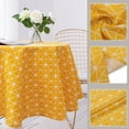 thumbnail image 3 of Cotton Table Cloths Linen Cover Party Tableware Desk Home Kitchen Decor Waterproof Anti Wrinkle Dirt Table Cover Home Decor for Dining Kitchen Garden Parties Holiday Dinner​​, 3 of 6