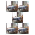 thumbnail image 3 of Guardoinrt Easy Care Rectangular Tablecloth Sturdy And Durable Ensures Easy Maintenance gray 90*90CM 5Set, 3 of 6