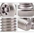 thumbnail image 4 of Tornillos de cabeza segmentada - Pernos Tornillos Torx, Tornillos para máquinas de cabeza redonda, Tornillos de acero inoxidable, M8×60 mm, 10 piezas Rojo Verde, 4 of 5
