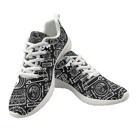 

Simple Pink Love Print Design Fashion Casual Shoes Lightweight Lace-up Outdoor Sports Shoes Walking Shoes Zapatos