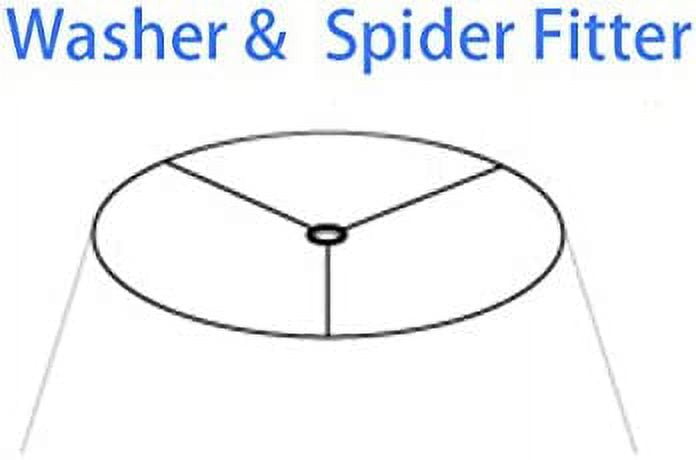 Urbanest Hardback Faux Silk French Drum Lampshade – 10" Top x 12" Bottom x 8.5" Slant Height – Black Tone – Spider Fitter- Classic Lampshade for Table Lamps, Floor Lamps & Accent Lighting- 1 Piece