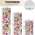 thumbnail image 4 of Pioneer Flower Floral Print Pattern Kitchen Rugs Sets Of 3,Kitchen Runner Rugs Non Skid Washable,Decorative Kitchen Floor Mats for Kitchen,Sink,Laundry,17"x30"+ 17"x47" + 17"x59", 4 of 6