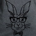 thumbnail image 3 of CafePress - Cute Hipster Easter Bunny T Shirt - Women's Traditional Fit Dark T-Shirt, 3 of 4
