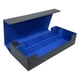 thumbnail image 1 of Caja de almacenamiento para barajas de cartas coleccionables con capacidad para más de 600 cartas, ideal para coleccionar cartas. Azul negro, 1 of 9
