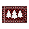 thumbnail image 2 of ToyKingdee Christmas Decorations Welcome Front Door Mat,Xmas Tree Decorative Doormat,Non-Slip Washable Floor Entryway Rug,Welcome Doormat for Winter Holiday Home Kitchen Christmas Decor, 2 of 6
