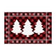 thumbnail image 2 of Alfombra Navideña de Terciopelo con Diseño de Cuernos y Cristales | Alfombrilla Antideslizante para Baño | Roja | 40 Cm X 60 Cm | Decoración Festiva y Regalo, 2 of 6
