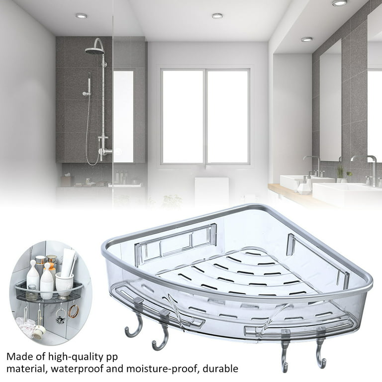 Shower Caddy Wall-mounted Shower Shelf Multifunctional Waterproof