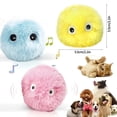 thumbnail image 3 of Pet Toy Funny Plush Bark Ball Self-Pleasure Sounds Funny Cat Ball with Catnip, 3 of 8