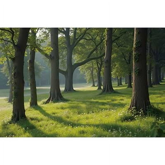 Gre Grass Forest Spring Backdrop Flower Field Sunshine Trunk Photo Studio Background Photography Photocall Accessories