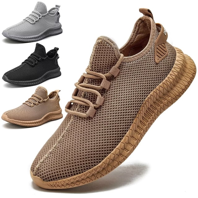 GSIGUL Men's Fashion Sneakers - Lightweight Mesh Athletic Running Shoes For Casual Walking & Tennis