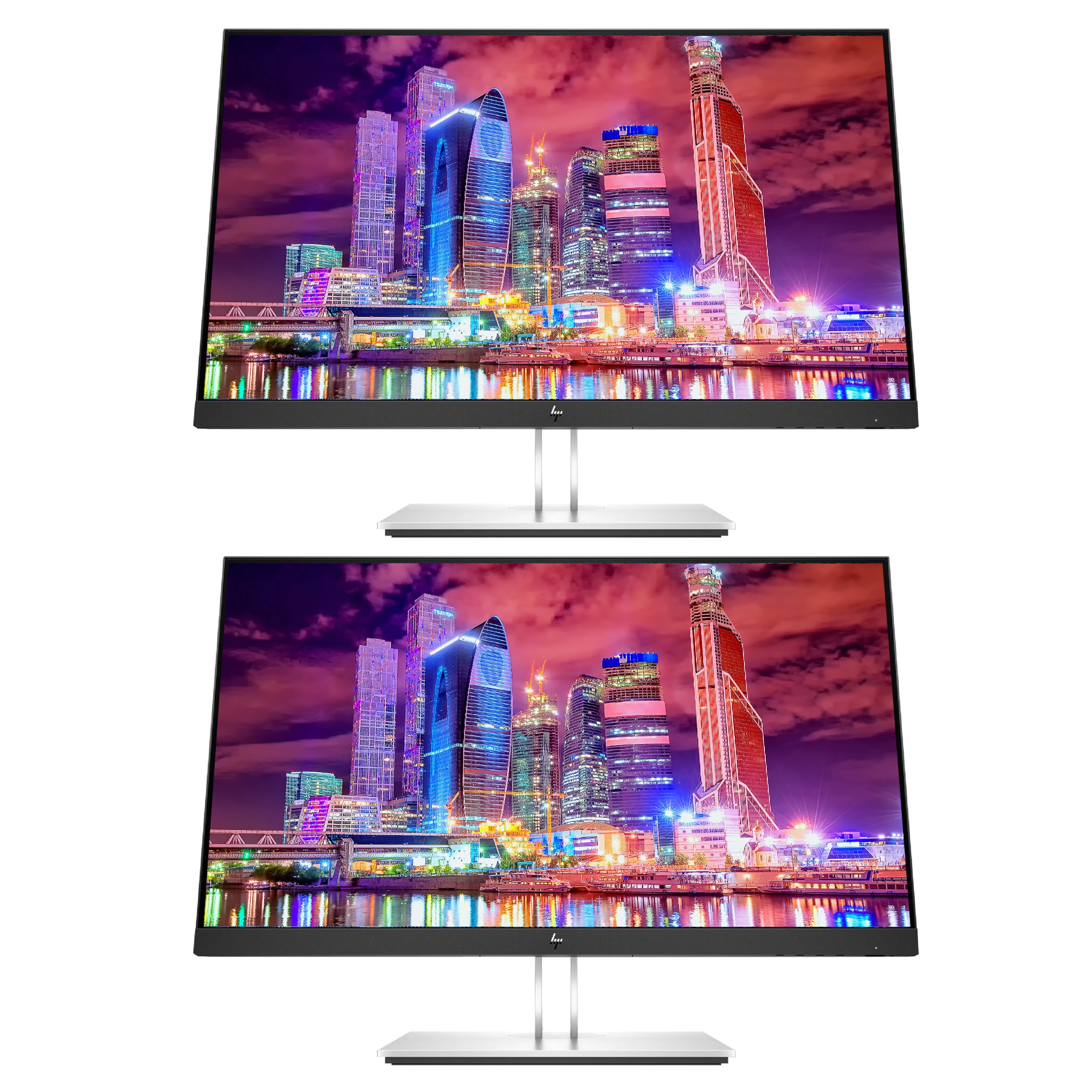 HP EliteDisplay E24q G4 24 Inch IPS LED Backlit Monitor 2Pack, QHD
