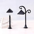 thumbnail image 4 of CAROOTU Mini Street Light Model Railway Train Lamp Post Lights Outdoor Pathway Lantern Post for Doll House, 4 of 7
