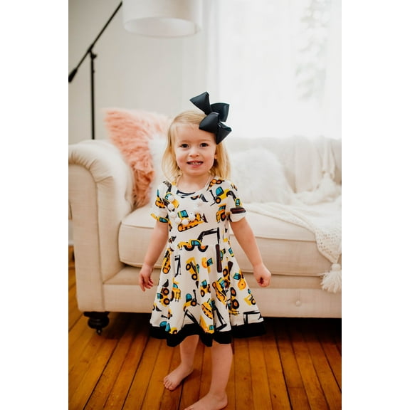 Tractor/Construction Twirly Dress