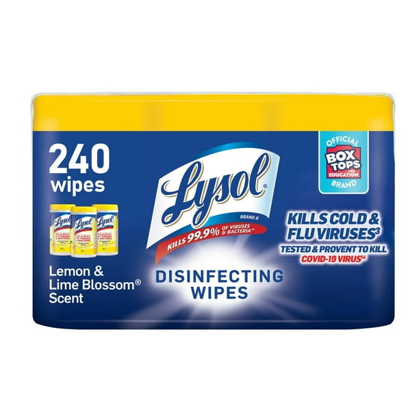 Lysol disinfecting wipes