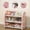Pink-A, variant on Montary Kids Toy Storage with 6 Bins, Multi-functional Nursery Kids Furniture Set Toy Storage Cabinet Unit with HDPE Shelf and Bins for Playroom, Bedroom, Living Room (Yellow White Color)