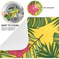 thumbnail image 2 of Coolnut Beautiful Tropical Plants Palm Leaves Flowers Kitchen Dish Drying Mat, 16'' x 18'' Super Absorbent Dish Drying Mat for Kitchen, Sink, Dining Table Home Decor, 2 of 7