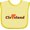 Banana and Yellow, variant on Inktastic Cleveland Heart Solid Orange Boys or Girls Baby Bib