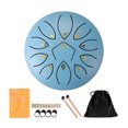 thumbnail image 1 of Tambor De Lengua Tambor de lengua de acero de 6 pulgadas con baquetas Tambores de mano Instrumentos de percusión, 1 of 9