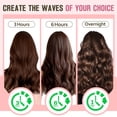 thumbnail image 4 of Heatless Curls Overnight Rods Set – 4PCS Flexible Heatless Curling Rods for Long & Short Hair, Soft No Heat Hair Curler Blowout Styling Tools for Loose Waves or Tight Curls, 4 of 5