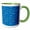 Green/White, variant on 3drose, White Math Formulas on a Blue Background, 15oz Mug